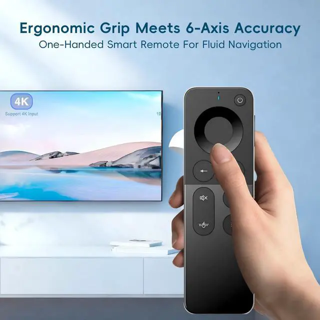 Alt view image 3 of 7 - Bluetooth Air Mouse Remote Keyboard, 2.4G Wireless Keyboard Combo Plug & Play Handheld Remote Control for Android TV Box, PC, HTPC, Smart TV, Projector