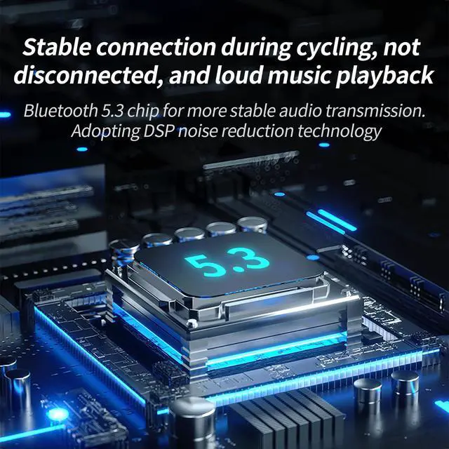 Alt view image 5 of 7 - Motorcycle Helmet Speakers Helmet Bluetooth Headset Headphone Automatic Answer Music Control,120 Hours Playing time High Sound Quality System Ultra Thin Cycling/Skiing/Riding 1200 mAh Battery