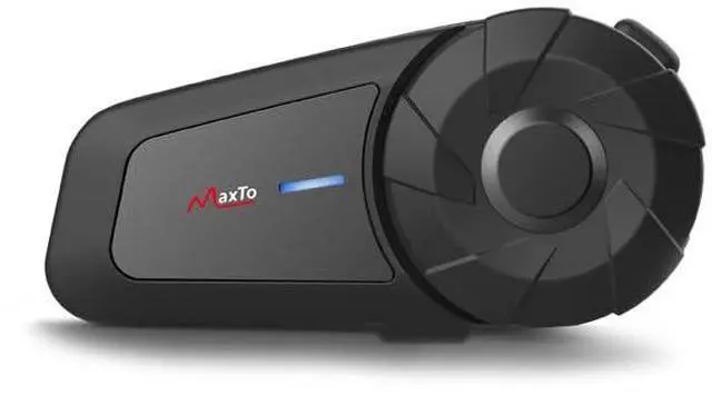 Main image of Motorcycle Bluetooth Headset, MX1 2-Riders 800M Universal Intercom Communication Systems, HiFi Stereo Sound/IPX6 Waterproof, Motorcycle Helmet Speaker-Intercom-Headset,1 Pack