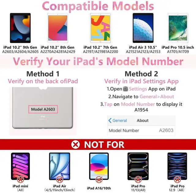 Alt view image 2 of 7 - Keyboard Case for iPad 9th 8th 7th Generation 10.2 inch, Detachable 7 Colors Backlit for iPad 9th Generation Case with Keyboard, Keyboard Cover for iPad Pro 10.5"/Air 3rd Gen with Pencil Holder