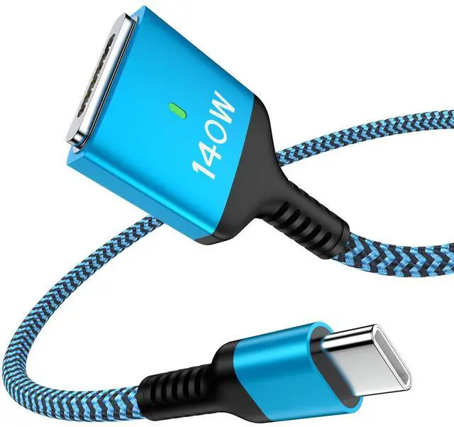 Main image of USB-C to Magnetic 3 Cable 6 Feet, 140W Fast MacBook Air Charger Cord Apple MagSafe 3 Cable for MacBook Air 15''/13'' M4 2025, M3 2024, M2-2023/2022, Mac Book Pro 16"/14" M4 2024, M22023, M1 2021