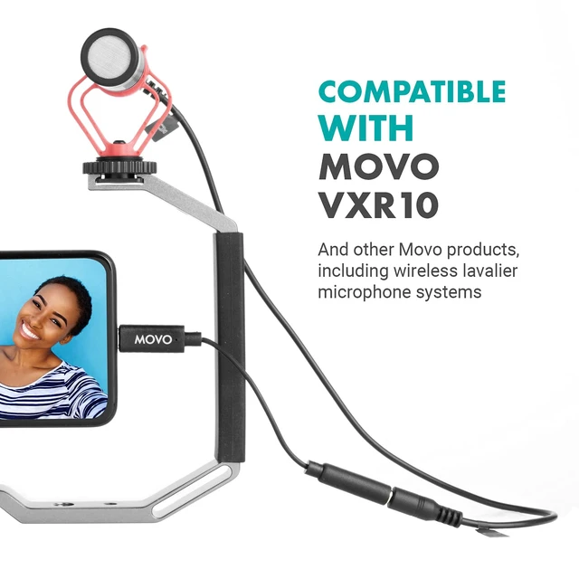 Alt view image 5 of 7 - UCMA-2 3.5mm TRRS Mic to USB-C Adapter for Android, iPhone and GoPro Connect lav and phone mics with a 4-pole plug to Galaxy, Pixel, iPhone 15 and later, USB-C iPads and GoPro HERO cameras