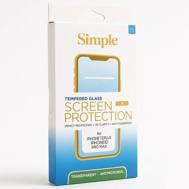 Alt view image 6 of 7 - Iphone 15 Plus / 15 Pro Max Tempered Glass Screen Protector