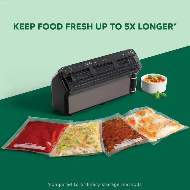 Alt view image 2 of 7 - FoodSaver Elite All-in-One Liquid+ Vacuum Sealer with Bags
