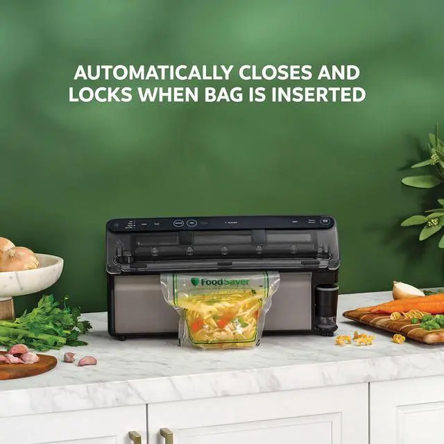 Alt view image 6 of 7 - FoodSaver Elite All-in-One Liquid+ Vacuum Sealer with Bags