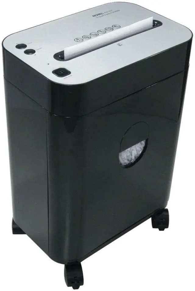 Alt view image 8 of 14 - PX1201 Cross Cut Shredder 12 Per Pass - for shredding Paper, CD, Credit Card, DVD