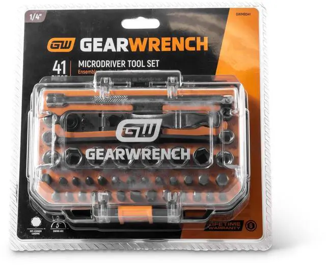 Main image of GEARWRENCH 41 Piece 1/4" Drive Ratchet MicroDriver Set | GWMBS41