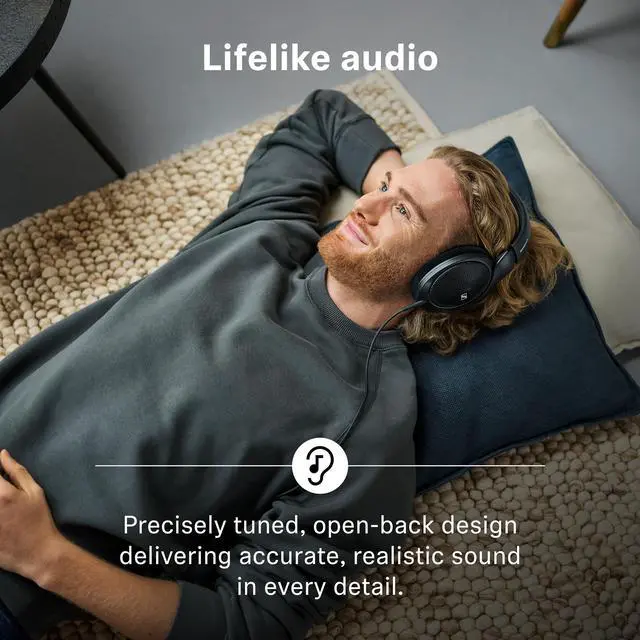 Alt view image 2 of 7 - HD 560S Open-Back Over-Ear Wired Headphones, Black