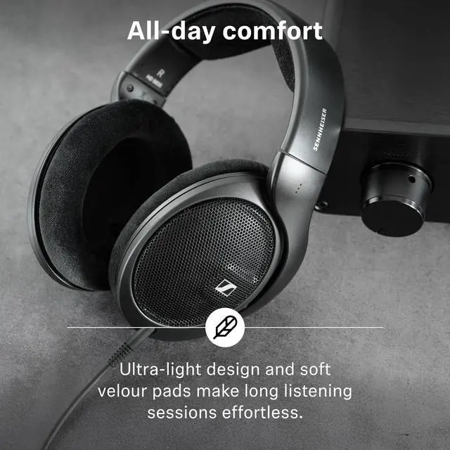 Alt view image 7 of 7 - HD 560S Open-Back Over-Ear Wired Headphones, Black
