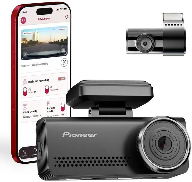 Main image of VREC-Z820DC Premium 4K Dual Dash Cam Front and Rear Car Camera | Ai-Isp Starvis Night Vision, 139 Degree Wide Lens, ADAS Safety Alerts, Built-In GPS, Impact Detection, 24/7 Coverage