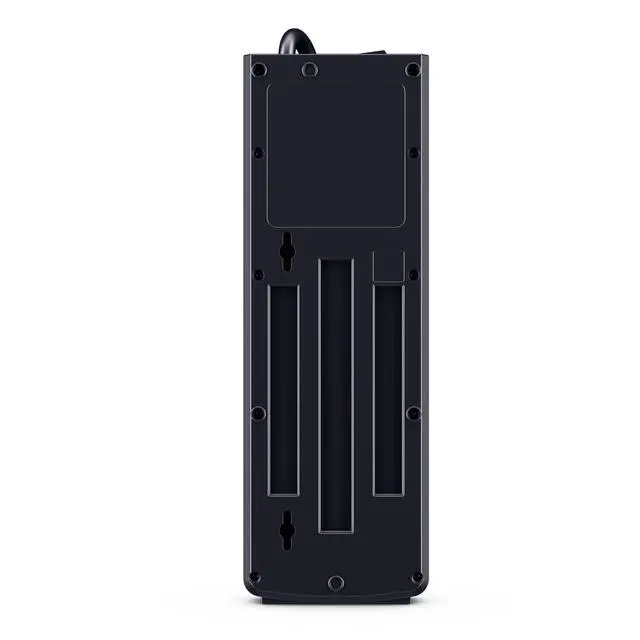 Alt view image 2 of 7 - CSP1206UC Surge Protector | 3000J, 12 Outlets, 1 USB-A, 1 USB-C, 6 Foot Power Cord, Black, ETL