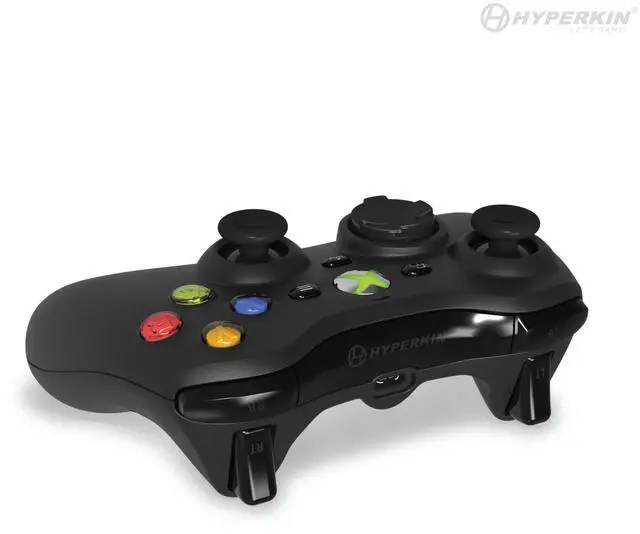 Alt view image 3 of 6 - Hyperkin Xenon Wired Controller for Xbox Series X|S, Xbox One & Windows 10|11, PC, Plug and Play Gaming Gamepad with 3.5MM Audio Jack, Impulse Triggers - Black - Officially Licensed