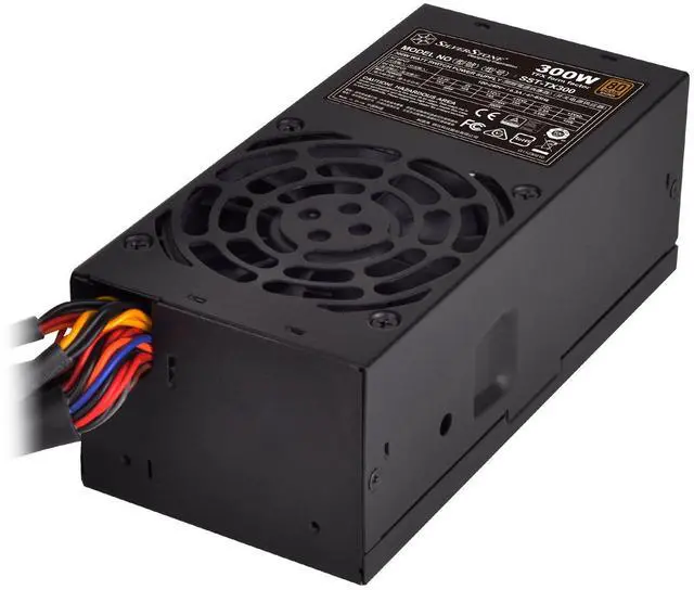 Alt view image 2 of 6 - SilverStone SST-TX300 300 W TFX 80 PLUS BRONZE Certified Active PFC Power Supply