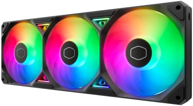Main image of Cooler Master SickleFlow Edge 360 Single-Frame aRGB PC Case|Liquid Cooler Fan, 360mm, Single Modular Cable, PWM 2,050 RPM, Air Balance Blades, Loop Dynamic Bearing, Radiant aRGB Lighting