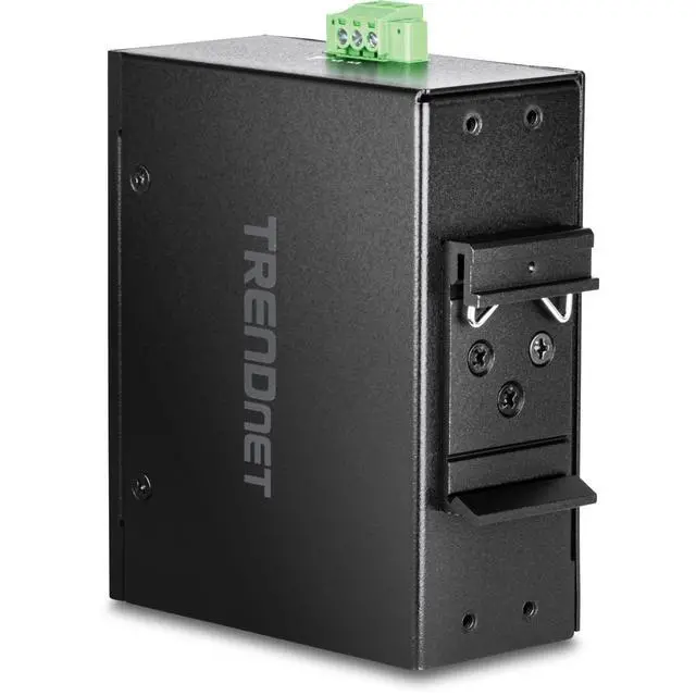 Alt view image 7 of 14 - TRENDnet 8-Port Industrial Gigabit DIN-Rail Mini Switch, TI-GLC80, 8 x Gigabit Ports, Extreme Temperature IP30 Rated, 16Gbps Switch Capacity, Black