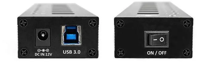 Alt view image 4 of 7 - 10-PORT USB 3.1 HUB WITH POWER ADAPTER