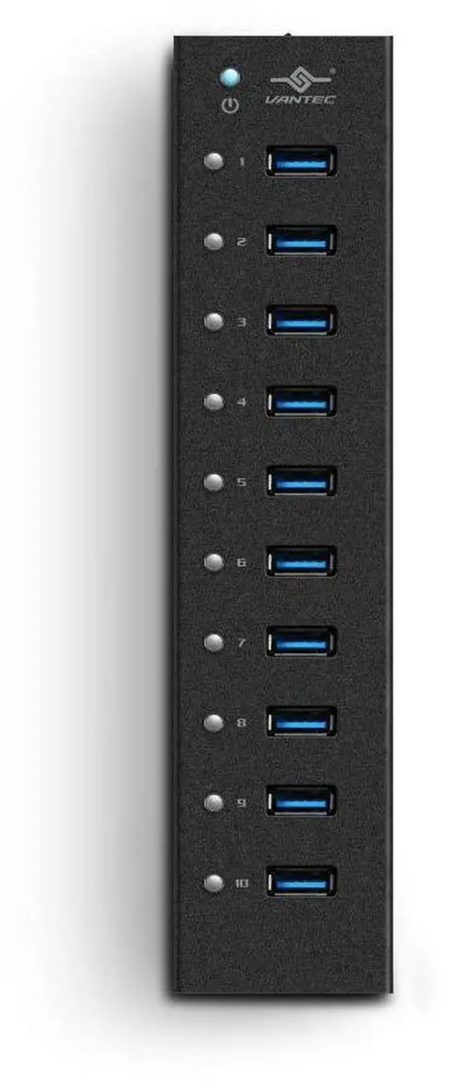 Alt view image 2 of 7 - 10-PORT USB 3.1 HUB WITH POWER ADAPTER