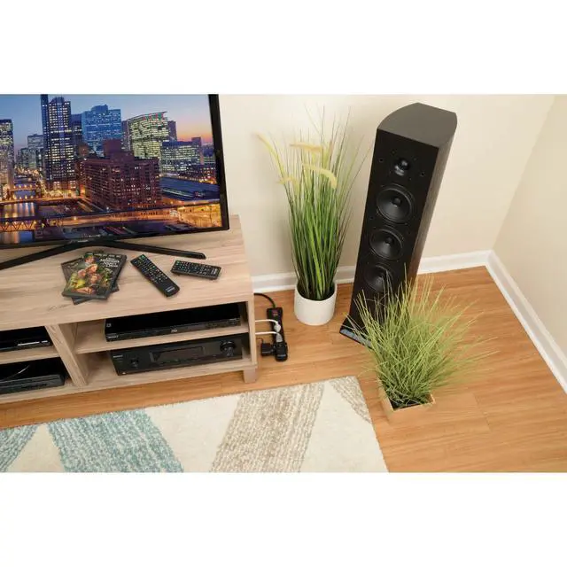 Alt view image 3 of 6 - Eaton Series SUPER725B 7 Outlet Flat Plug Long Extension Cord Power Strip Surge Protector, 25ft Extension Cord with Multiple Outlets, 2160 Joules, Black, Home Office Dorm Room Essentials