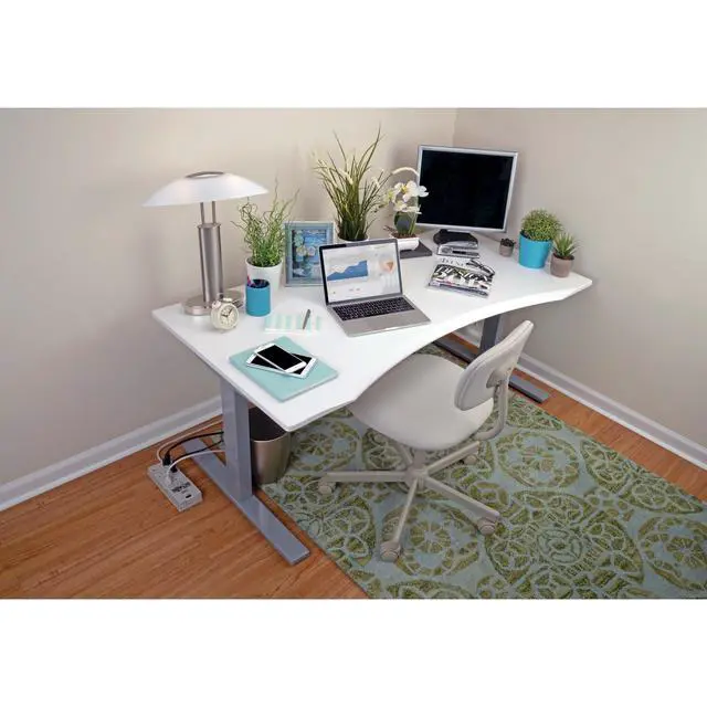 Alt view image 3 of 7 - 6 Outlet Surge Protector Power Strip, 6ft Cord, Right-Angle Plug, & $50,000 Insurance (TR-6) Grey