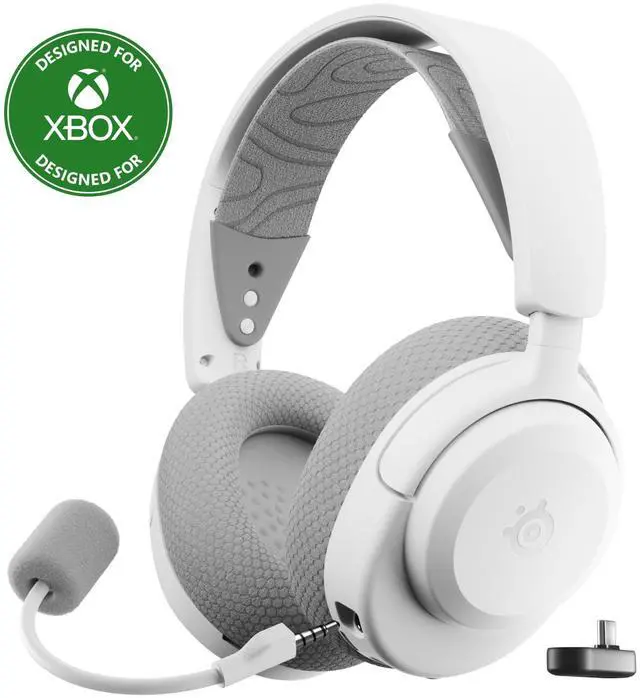Main image of Arctis Nova 3X Wireless Multi-Platform Gaming Headset Mobile App Control 40 HR Battery Neodymium Magnetic Drivers 2.4GHz/Bluetooth Xbox, PS5, PC, Switch, Mobile White