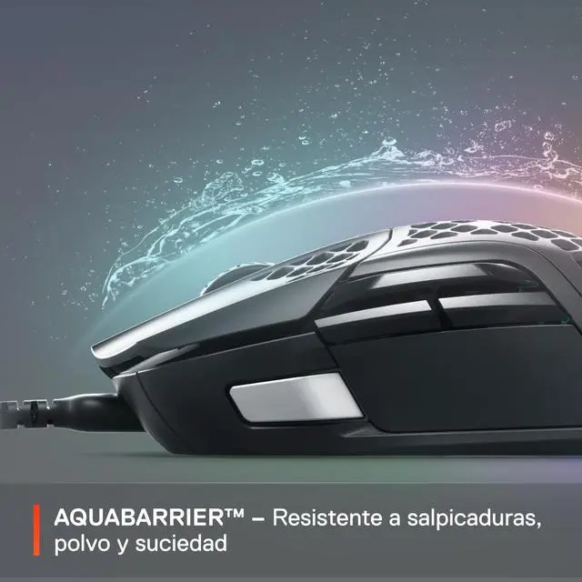 Alt view image 3 of 7 - Aerox 5 - Holey RGB Gaming Mouse - Ultra-lightweight Water Resistant Design - 18K DPI TrueMove Air Optical Sensor