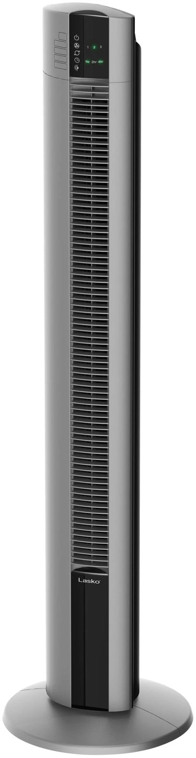 Main image of Oscillating Tower Fan with Remote - 48" - T48314 - Gray | Timer, Quiet Standing Cooling Fan For Bedroom, Office, and Home, 3 Speeds, Nighttime Setting, Powerful Cold Air, Bladeless