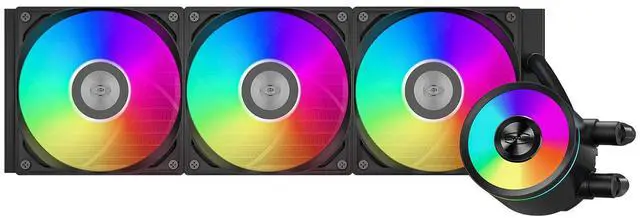 PCCOOLER CPS DA360 Pro ARGB AIO CPU Liquid Cooler, 360mm Radiator, 300W ...