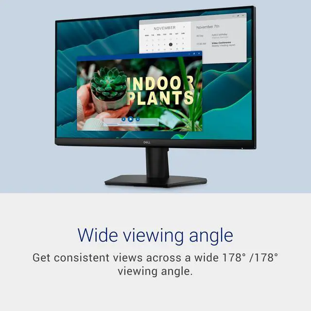 Alt view image 4 of 7 - 24 Monitor - SE2426H - 23.8-inch FHD (1920x1080) 144Hz 1ms Display, in-Plane Switching (IPS) Technology, AMD FreeSync, TÜV 3-Star 2X HDMI, Tilt