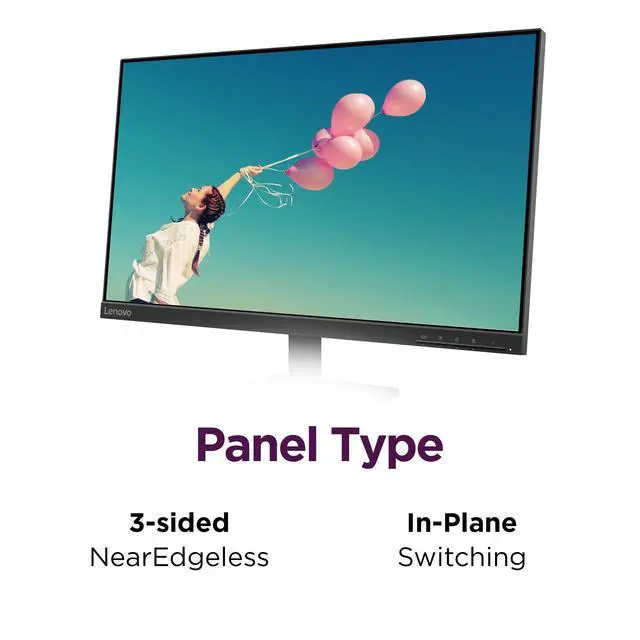Alt view image 7 of 14 - Lenovo L24-4e - Office Monitor - 23.8" FHD IPS Display - 100Hz Refresh Rate - 4 ms MPRT - 99% sRGB - Raven Black - Tilt Stand
