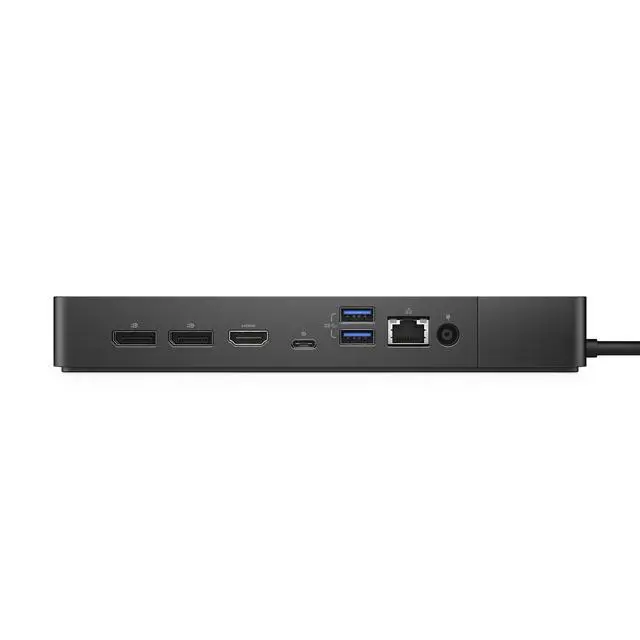 Alt view image 5 of 5 - Docking Station WD19S 180W, USB-C, USB 3.2 Gen 2 Type-C, Dual DisplayPort 1.4, HDMI 2.0, Gigabit Ethernet, Black
