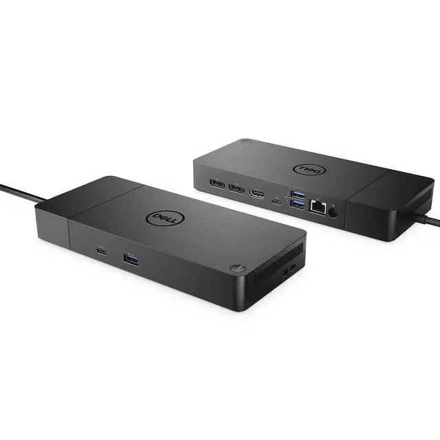 Alt view image 3 of 5 - Docking Station WD19S 180W, USB-C, USB 3.2 Gen 2 Type-C, Dual DisplayPort 1.4, HDMI 2.0, Gigabit Ethernet, Black