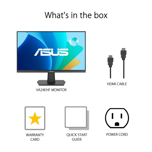 Alt view image 7 of 7 - VA24EHF2-24" 1080P FHD 120Hz IPS Computer Monitor, HDMI, VGA, VESA IPS, Full HD, 99% sRGB, Frameless, 120Hz, Adaptive-Sync, 1ms, HDMI, VGA, Low Blue Light, Flicker Free, VESA Wall Mount