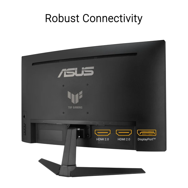 Alt view image 6 of 7 - TUF Gaming 27 1080P Curved Monitor (VG27VQM1B) Full HD, 1500R, 280Hz, 1ms, Extreme Low Motion Blur, FreeSync Premium, Shadow Boost, Eye Care, 90% DCI-P3, DisplayWidget Center