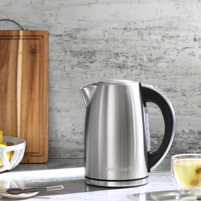 Alt view image 2 of 7 - Electric Kettle, 1500W Fast Heating, 6 Temp Presets, 1.7L | Bring water to a boil with PerfecTemp cordless electric tea kettle, includes auto shutoff & 360° base, CPK-17P1