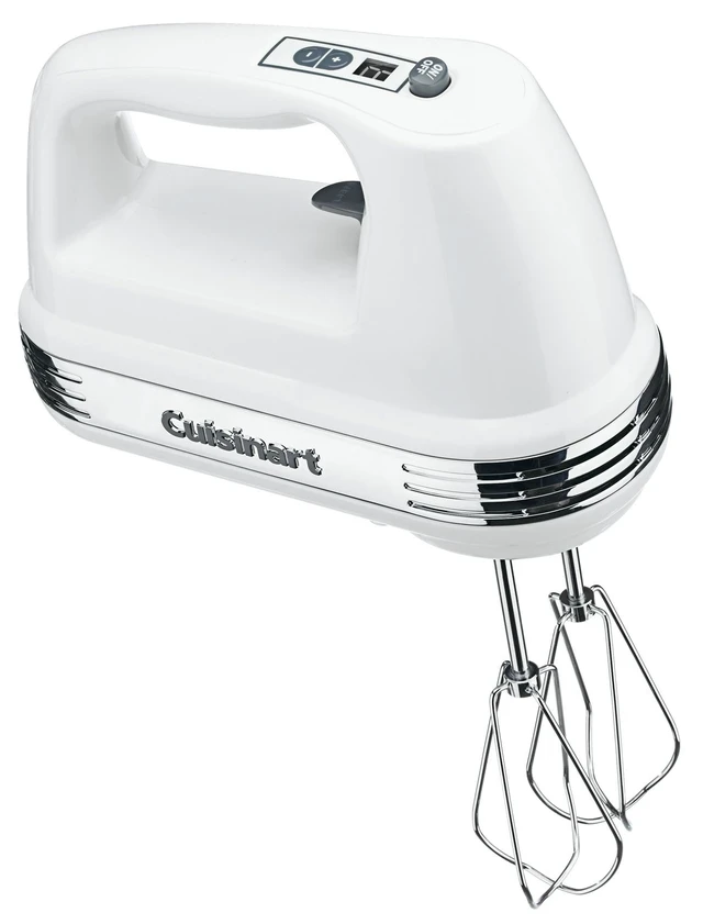 Alt view image 4 of 4 - Power Advantage PLUS 9-Speed Hand Mixer, 220W-Motor Hand Blender Electric Mixer with 9 Speed Settings, Extra-Long Dishwasher-Safe Beaters, 3 Low Mixing Speeds, Storage Case, HM-90S, White