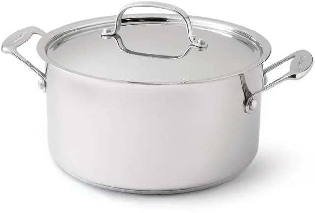 Main image of 744-24 Chef's Classic Stainless Stockpot with Cover, 6-Quart,Silver