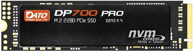Main image of DATO 1TB SSD M.2 2280 PCIe Gen3x4 NVMe Internal Solid State Drive, Up to 3300/3100 MB/s, DP700Pro Series