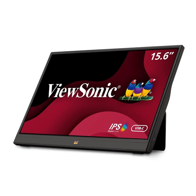 Alt view image 7 of 7 - VA1655 16 Inch 1080p Portable Monitor, FHD IPS External Screen USB C, Mini HDMI, Eye Care, Built In Stand, Protective Case, Macs, PCs, Home Office, Travel, Portrait Landscape, 60W Charging