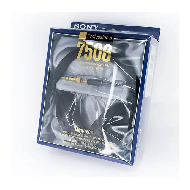 Alt view image 7 of 7 - MDR7506 Folding Professional Closed Ear Headphones W/Nylon Braided Cable W/Nylon Braided Cable