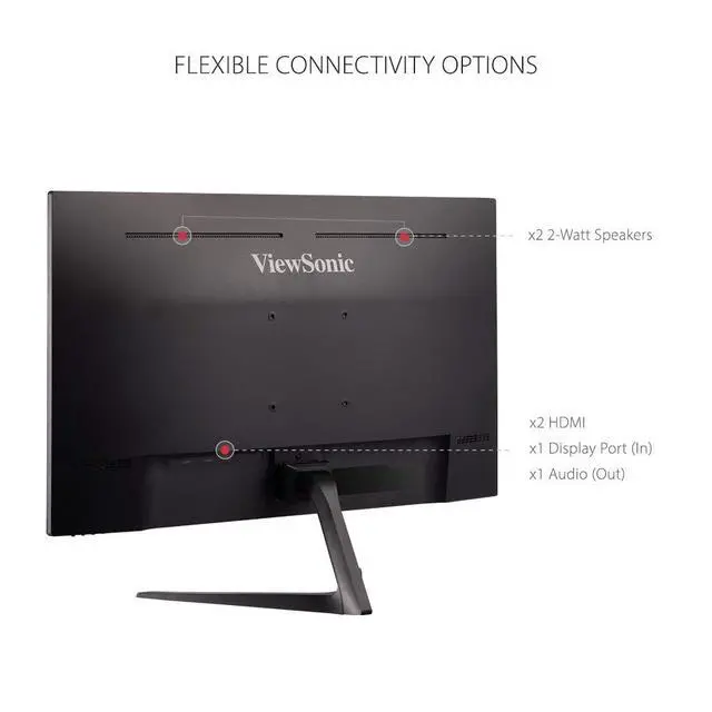 Alt view image 5 of 7 - VX2718-P-MHD 27 Inch 1080p Gaming Monitor, 180Hz and 1ms for Smooth Gameplay, FreeSync and Eye Care Technology for Comfortable Viewing, HDMI, and DisplayPort Inputs