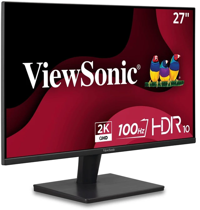Alt view image 2 of 7 - VS2725-2K 27 Inch 1440p Computer Monitor, QHD 100Hz Display HDMI, DisplayPort, Variable Refresh Rate, Eye Care, Frameless, Home Office, Laptop, PC, Mac, Anti Glare, 1ms, 1.07B Colors