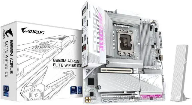 Alt view image 5 of 9 - GIGABYTE B860M K Intel Core Ultra (Series 2) LGA 1851 Motherboard, mATX, DDR5, 2x M.2, PCIe 5.0, 2.5GbE LAN