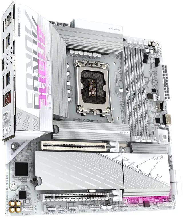 Alt view image 7 of 9 - GIGABYTE B860M K Intel Core Ultra (Series 2) LGA 1851 Motherboard, mATX, DDR5, 2x M.2, PCIe 5.0, 2.5GbE LAN