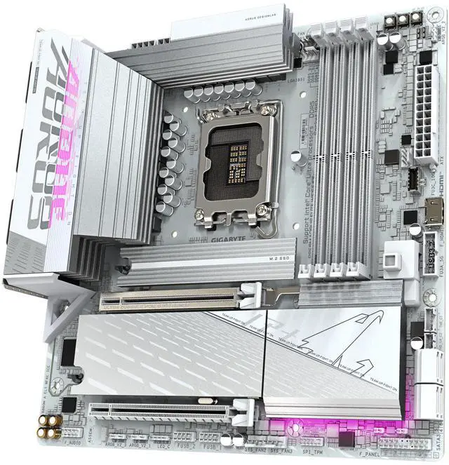 Alt view image 8 of 9 - GIGABYTE B860M K Intel Core Ultra (Series 2) LGA 1851 Motherboard, mATX, DDR5, 2x M.2, PCIe 5.0, 2.5GbE LAN