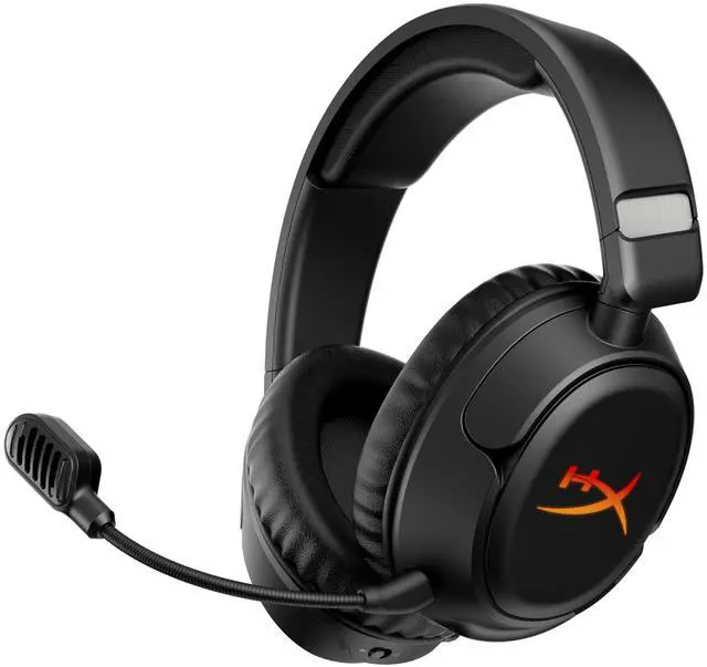 Main image of HyperX Cloud Flight 2 Wireless Gaming Headset, Customizable RGB Lighting with Removable Earcup Plates, up to 100 Hours of Battery Life, 2.4GHz & Bluetooth, Multi-Platform Compatibility - Black