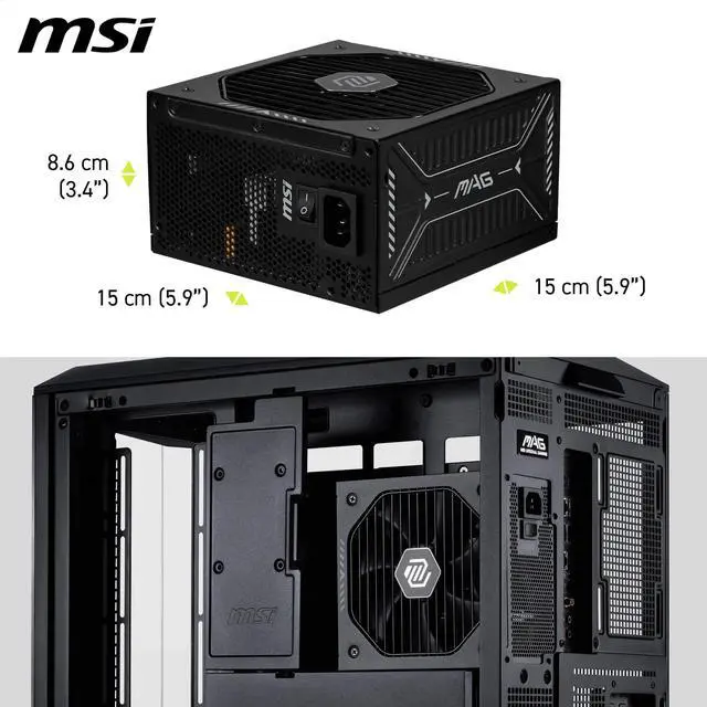 Alt view image 6 of 7 - MSI Computers, MAG A850GLS PCIE5