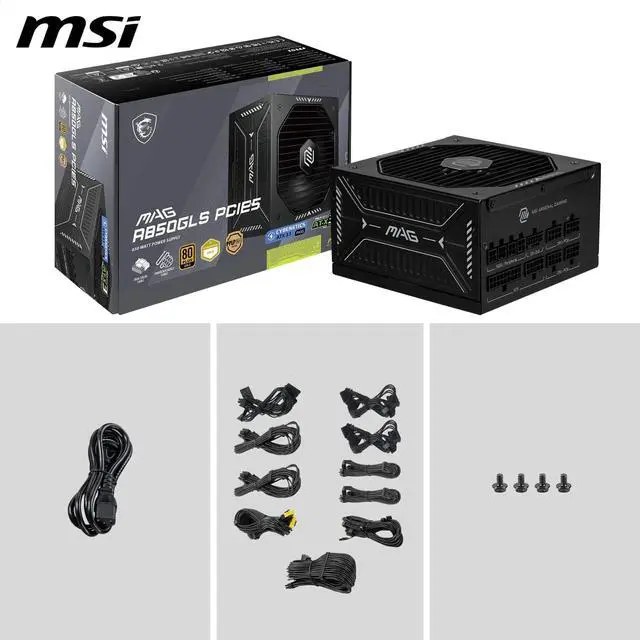 Alt view image 7 of 7 - MSI Computers, MAG A850GLS PCIE5