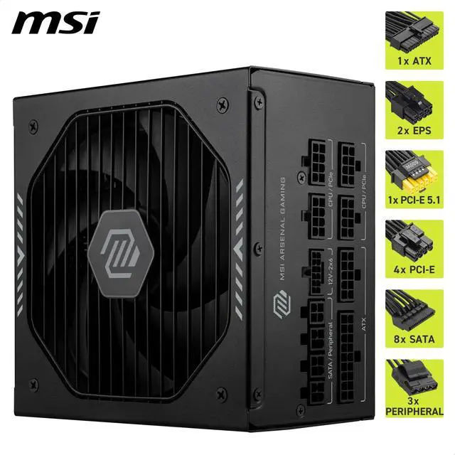Alt view image 5 of 7 - MSI Computers, MAG A850GLS PCIE5