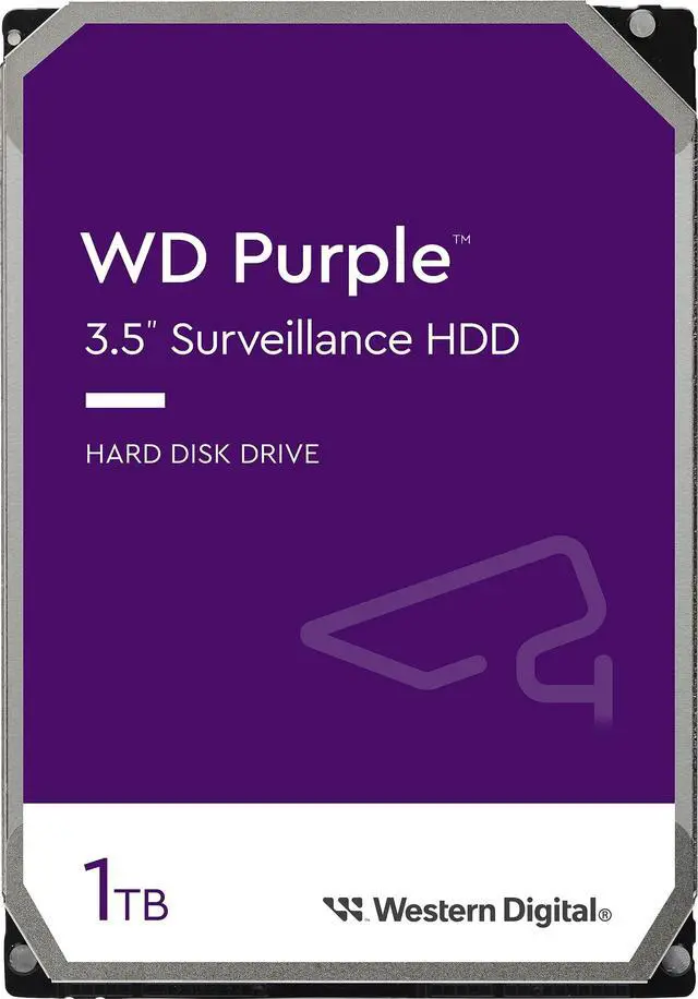 Alt view image 5 of 6 - Western Digital 1TB WD Purple Surveillance Internal Hard Drive HDD - SATA 6 Gb/s, 64 MB Cache, 3.5" - WD11PURZ