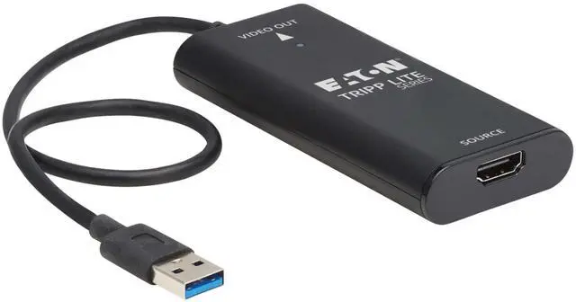 Alt view image 2 of 8 - Tripp Lite series HDMI to USB Video Capture Adapter, USB 3.2 Gen 1, TAA